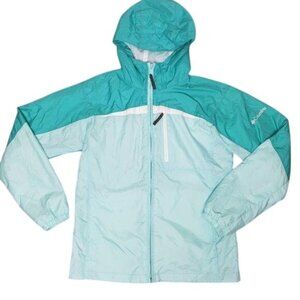 Columbia Youth 14/16 Windbreaker Jacket With Hood Nylon & Polyester